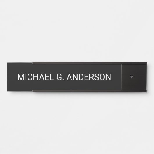 Professional Personalized Name Türschild (Vorderseite )