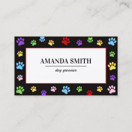 Professional Pet Grooming & Animal Care Visitenkarte