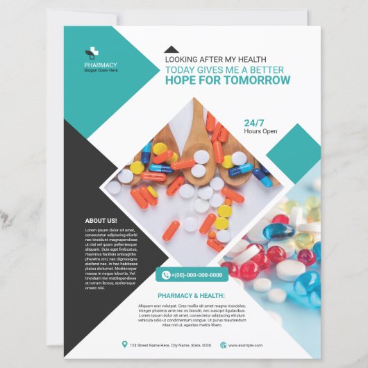 Professional Pharmacy Flyer Template (Vorderseite)