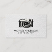 Professional Photographer camera logo Photography  Visitenkarte (Vorderseite)