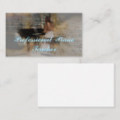 Professional Piano Teacher Visitenkarte (Vorne/Hinten)