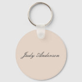 Professional Plain Modern Elegant Schlüsselanhänger (Vorderseite)