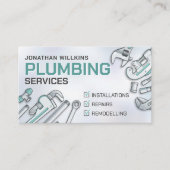 Professional Plumbing Services  Visitenkarte (Vorderseite)