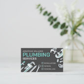 Professional Plumbing Services Visitenkarte (Stehend Vorderseite)