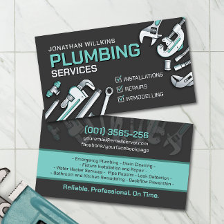 Professional Plumbing Services  Visitenkarte