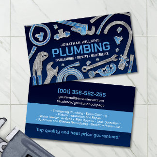 Professional Plumbing Services  Visitenkarte