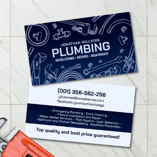 Professional Plumbing Services  Visitenkarte