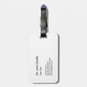 Professional Precious Medical Gold Caduceus Gepäckanhänger (Rückseite vertikal)