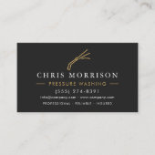 Professional Pressure Washing Power Wash QR Code Visitenkarte (Vorderseite)