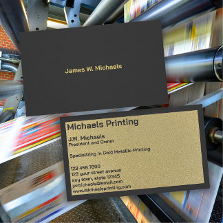 Professional Printing Company Visitenkarte