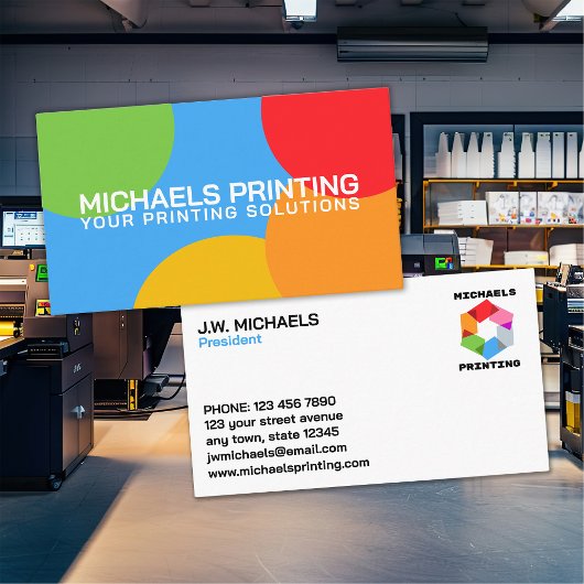 Professional Printing Company Visitenkarte