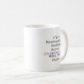 Professional Problem Solver One Equation Style Kaffeetasse (VorderseiteRechts)
