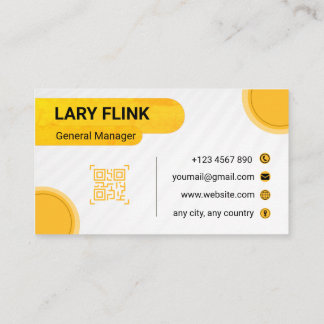 Professional QR Code Business Card Visitenkarte