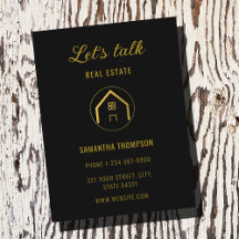 Professional Real Estate Promotional Logo Postcard