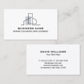 Professional Real State House Logo Visitenkarte (Vorne/Hinten)