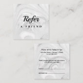 Professional Salon & Spa Referral Card | Editable Rabattkarte (Vorne/Hinten)