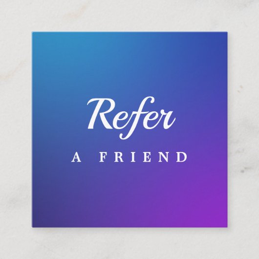 Professional Salon & Spa Referral Card | Editable Rabattkarte (Vorderseite)