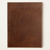 Professional Script on Brown Leather Pattern Planer (Rückseite)