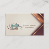 Professional Sewing Machine Scissors Needle Visitenkarte (Vorderseite)