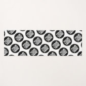 Professional Simple Repeating Logo Background Yogamatte (Vorderseite (Horizontal))