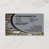 Professional Stone Masonry Company Visitenkarte (Vorderseite)