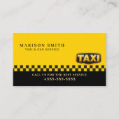 Professional Taxi Service  Visitenkarte (Vorderseite)