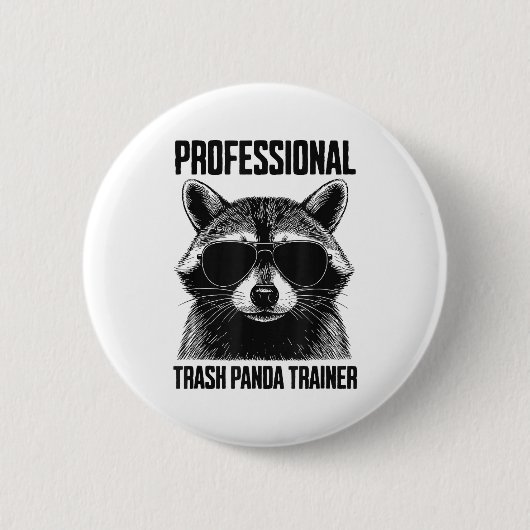 Professional Trash Panda Trainer Button (Vorderseite)