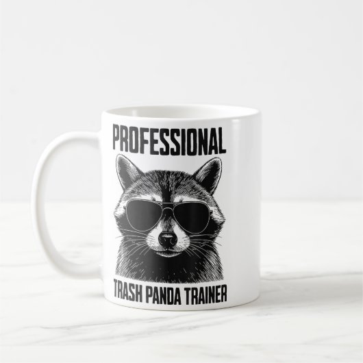 Professional Trash Panda Trainer Kaffeetasse (Links)