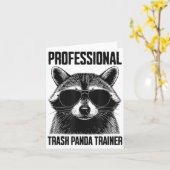 Professional Trash Panda Trainer Karte (Gelbe Blume)