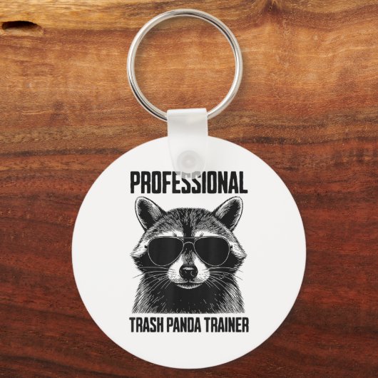 Professional Trash Panda Trainer Schlüsselanhänger (Vorderseite)