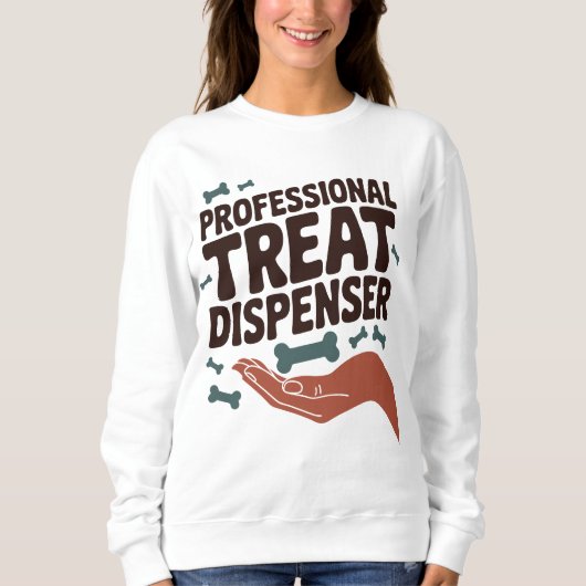 Professional Treat Dispenser - Dog Parent Fun Sweatshirt (Vorderseite)