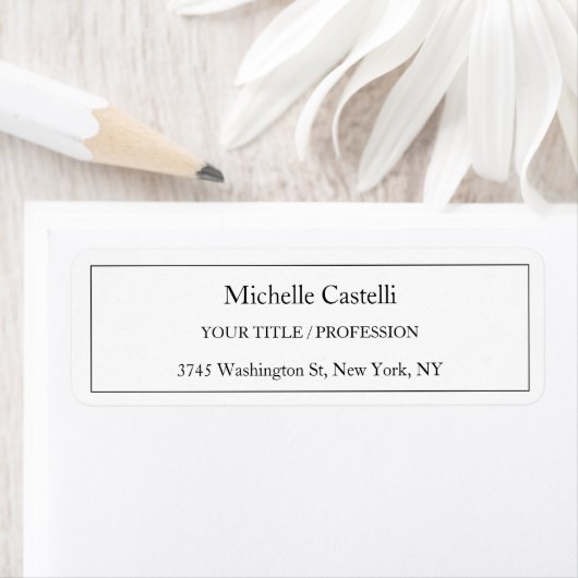 Professional Unique Classical Simple Black & White (Insitu)