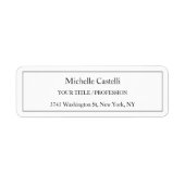 Professional Unique Classical Simple Black & White (Vorne)