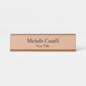 Professional Unique Classical Simple Schreibtischnamensplakette (Vorderseite )