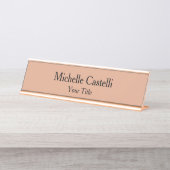 Professional Unique Classical Simple Schreibtischnamensplakette (Vorderseite )