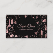 Professional Unique Maid House Cleaning Services Visitenkarte (Vorderseite)