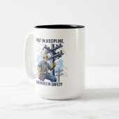 Professional Utility Lineman Gift Zweifarbige Tasse (Vorderseite Links)