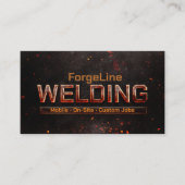 Professional Welding Services - Welder Visitenkarte (Vorderseite)