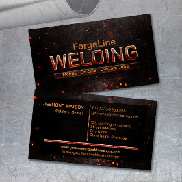 Professional Welding Services - Welder Visitenkarte