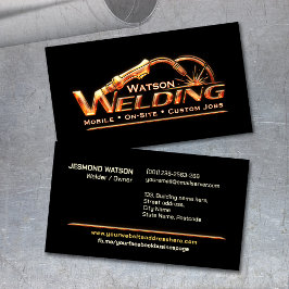 Professional Welding Services - Welder Visitenkarte