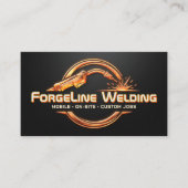 Professional Welding Services - Welder Visitenkarte (Vorderseite)