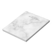 Professional White Marble Notizblock (Rotiert)