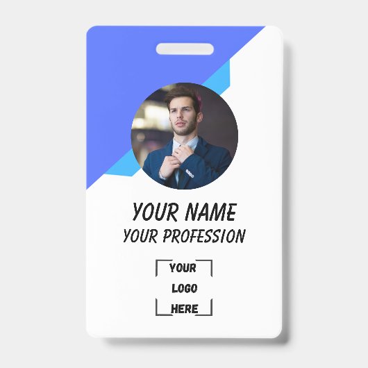 Professional Worker Photo ID Badge Ausweis (Vorderseite)