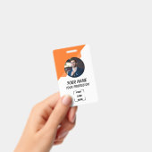 Professional Worker Photo ID Badge Ausweis (Handheld)
