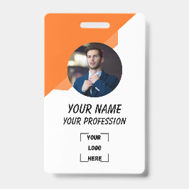 Professional Worker Photo ID Badge Ausweis