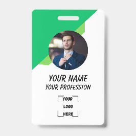 Professional Worker Photo ID Badge Ausweis