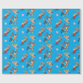 Professional Wrestling Birthday Geschenkpapier (Flach)