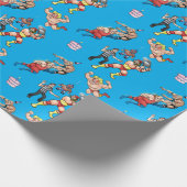 Professional Wrestling Birthday Geschenkpapier (Ecke)