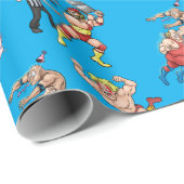 Professional Wrestling Birthday Geschenkpapier (Rolleneckpunkt)