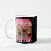 Professional Yapper Cat Funny Oddly Specific Dank Kaffeetasse (Links)